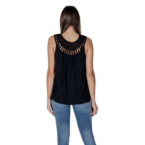 B.Young Black Viscose Tops & Women's T-Shirt