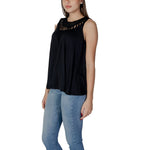 B.Young Black Viscose Tops & Women's T-Shirt