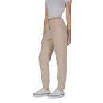 B.Young Beige Polyester Jeans & Women's Pant