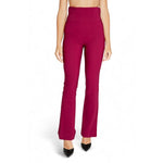 Rinascimento Bordeaux Polyester Jeans & Women's Pant