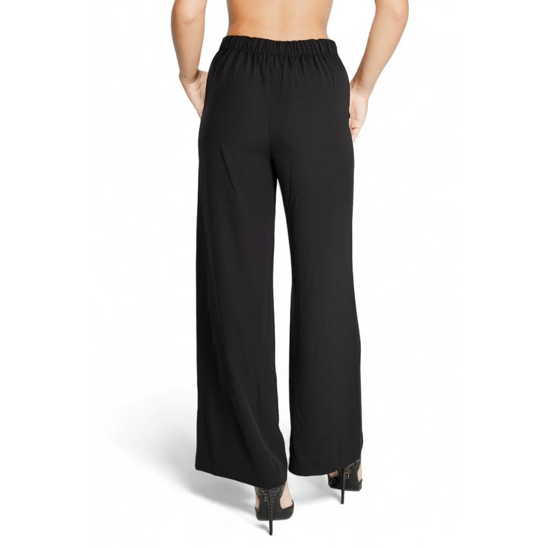 Rinascimento Black Polyester Jeans & Women's Pant