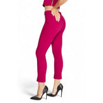 Rinascimento Bordeaux Polyester Jeans & Women's Pant