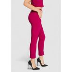 Rinascimento Bordeaux Polyester Jeans & Women's Pant