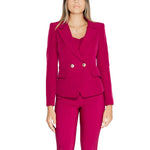 Rinascimento Bordeaux Polyester Suits & Women's Blazer