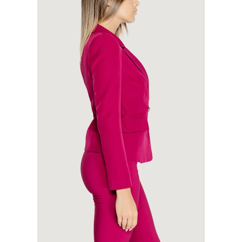 Rinascimento Bordeaux Polyester Suits & Women's Blazer