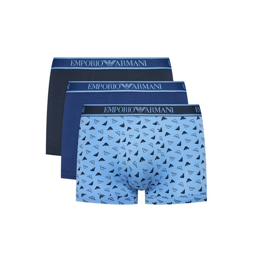 Emporio Armani Underwear Blue Cotton Men's Underwear