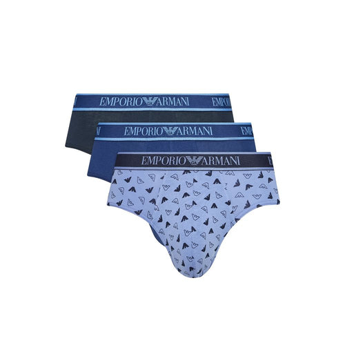 Emporio Armani Underwear Blue Cotton Men's Underwear