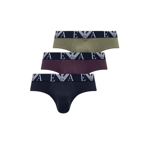 Emporio Armani Underwear Blue Cotton Men's Underwear