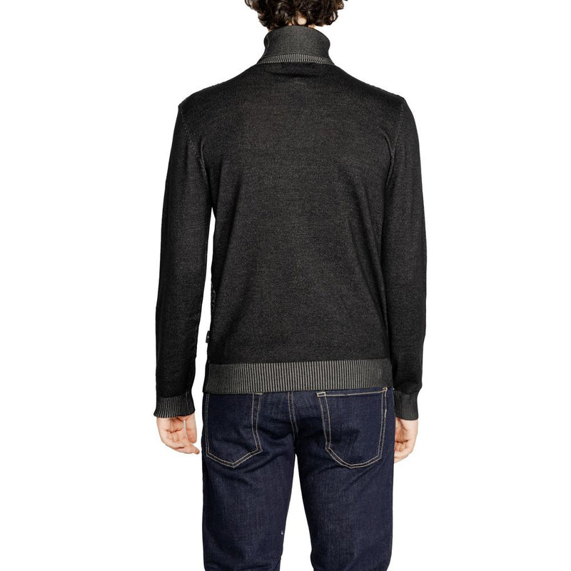 Hamaki-Ho Black Viscose Men's Sweater