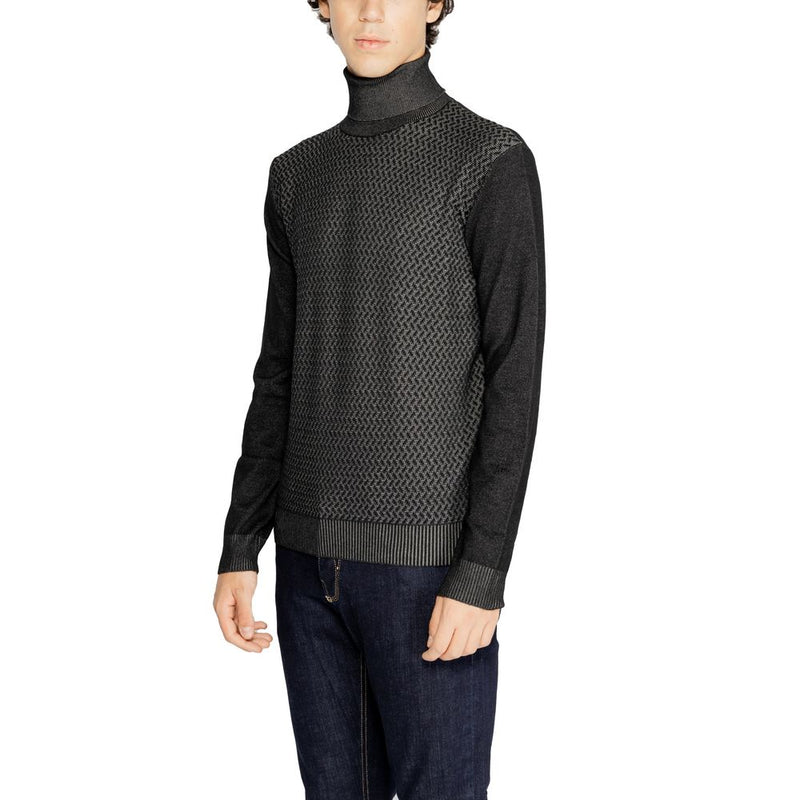 Hamaki-Ho Black Viscose Men's Sweater