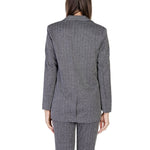 ICHI Black Polyester Suits & Women's Blazer