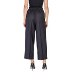 ICHI Black Polyester Jeans & Women's Pant