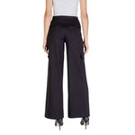 ICHI Black Polyester Jeans & Women's Pant