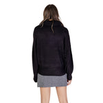 ICHI Black Acrylic Women's Sweater