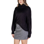 ICHI Black Acrylic Women's Sweater