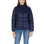 B.Young Blue Nylon Jackets & Women's Coat