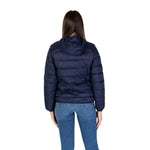 B.Young Blue Nylon Jackets & Women's Coat