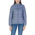 B.Young Blue Nylon Jackets & Women's Coat