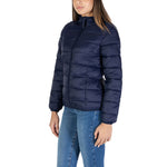 B.Young Blue Nylon Jackets & Women's Coat