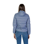 B.Young Blue Nylon Jackets & Women's Coat