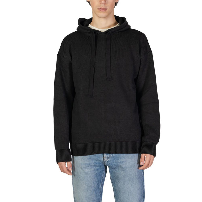 Underclub Black Cotton Men's Sweater