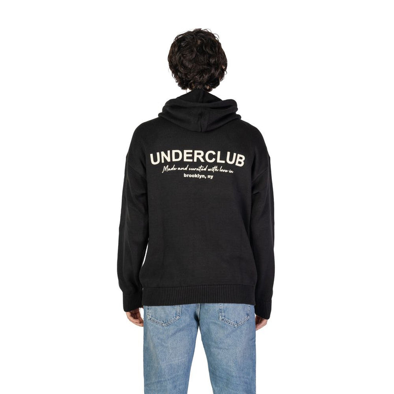 Underclub Black Cotton Men's Sweater