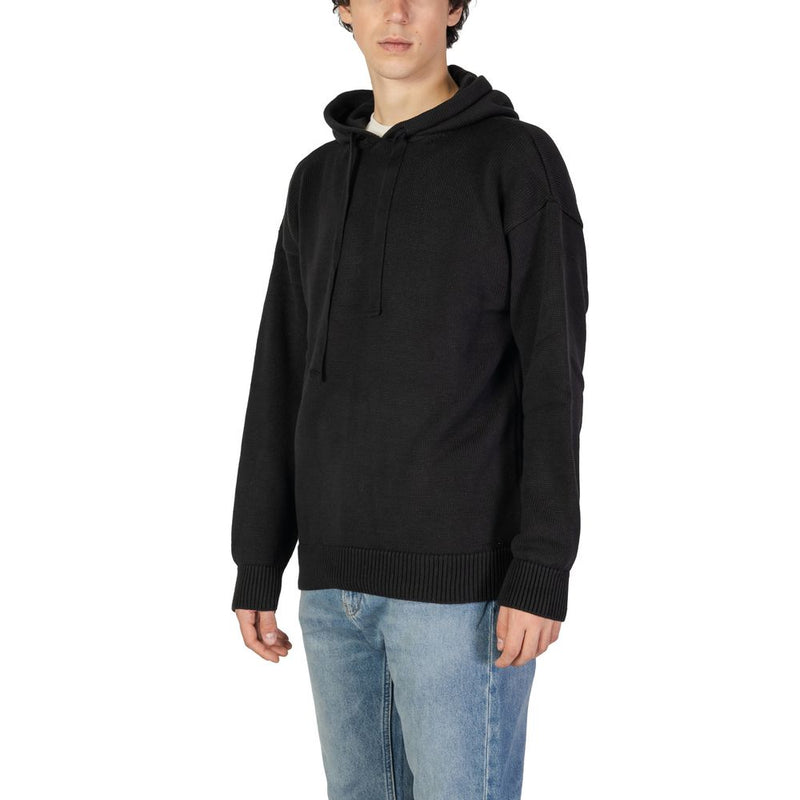 Underclub Black Cotton Men's Sweater