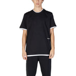 Underclub Black Cotton Men's T-Shirt