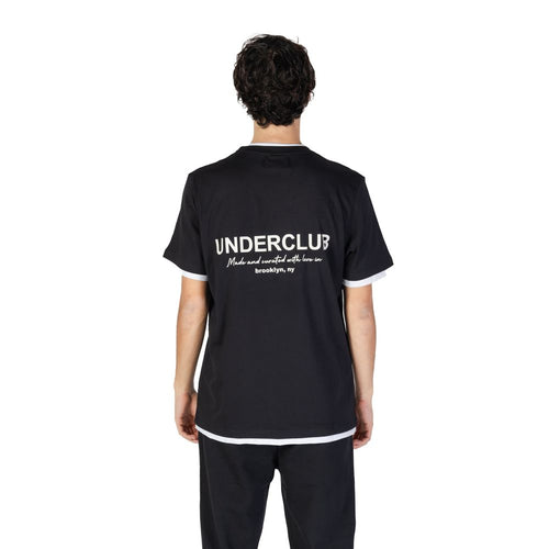 Underclub Black Cotton Men's T-Shirt