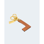 Alviero Martini Prima Classe Beige Leather Women's Keychain