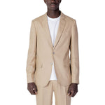 Antony Morato Beige Linen Men's Suit