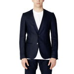 Antony Morato Blue Linen Men's Blazer