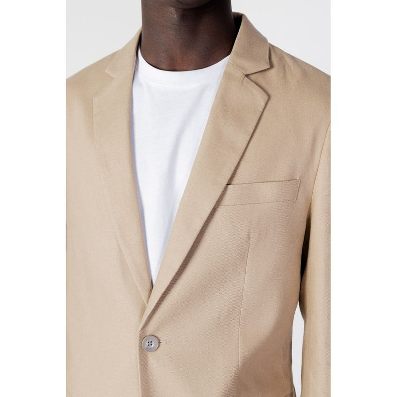 Antony Morato Beige Linen Men's Suit