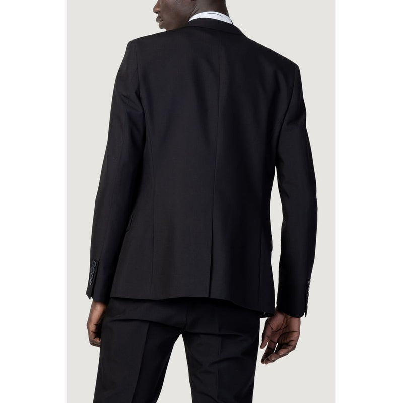 Antony Morato Black Polyester Men's Suit