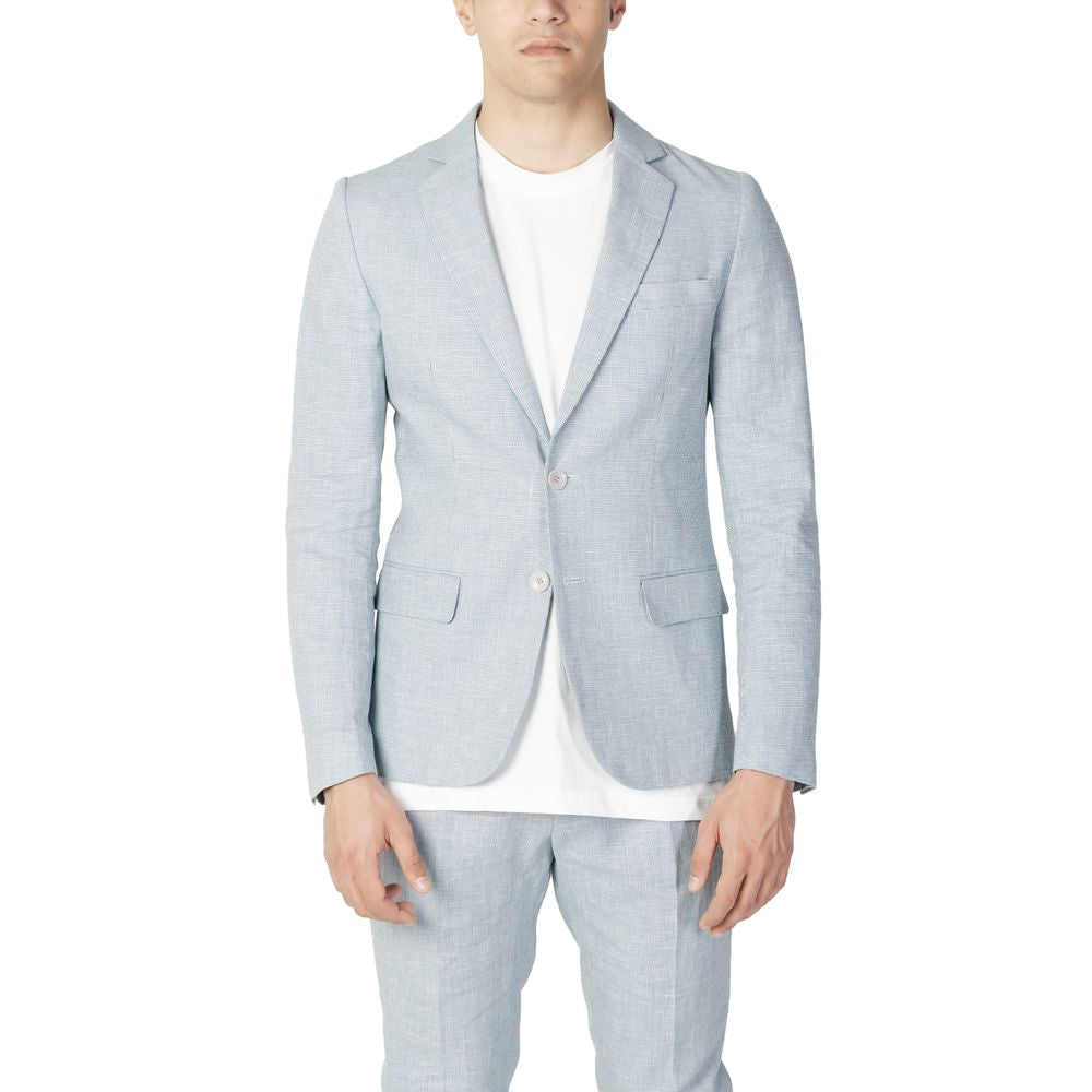 Antony Morato Green Linen Men's Suit