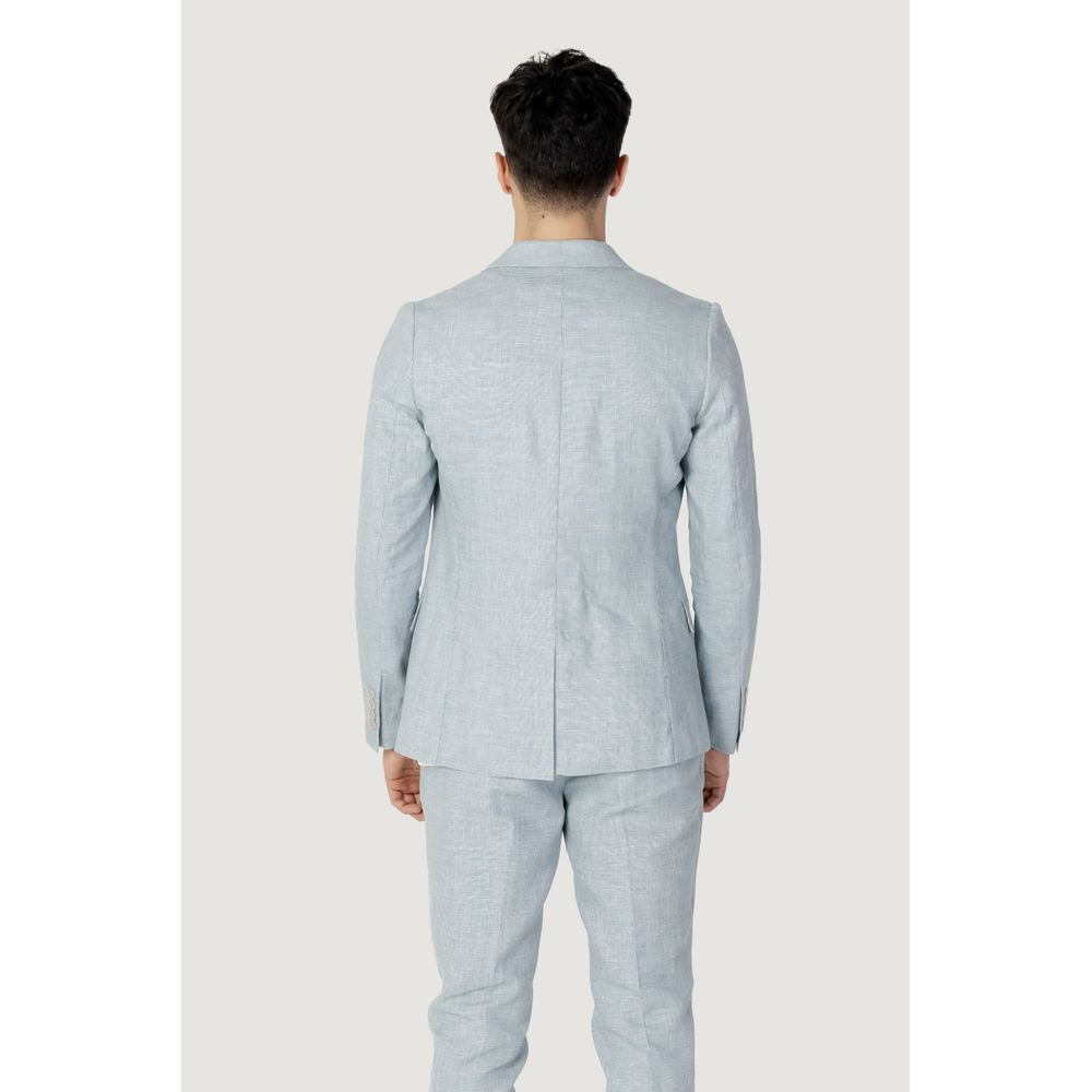 Antony Morato Green Linen Men's Suit