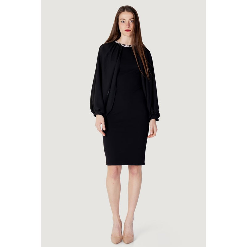 Rinascimento Black Polyester Women's Dress