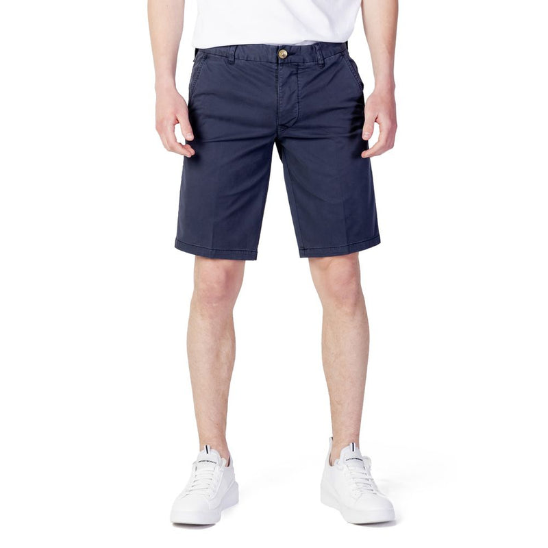 Blauer Blue Cotton Men's Short