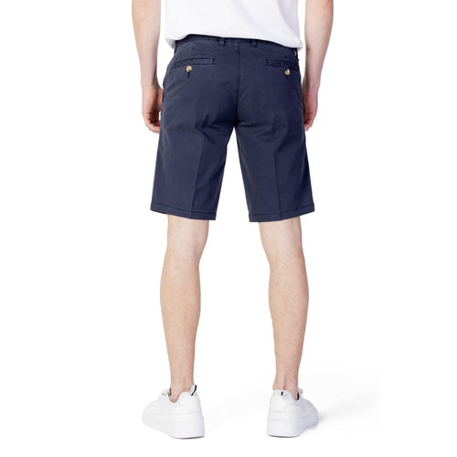 Blauer Blue Cotton Men's Short