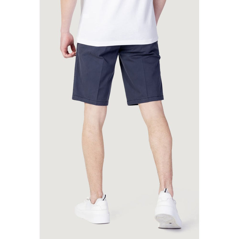 Blauer Blue Cotton Men's Short