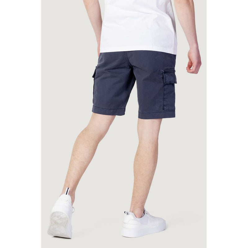 Blauer Blue Cotton Men's Short