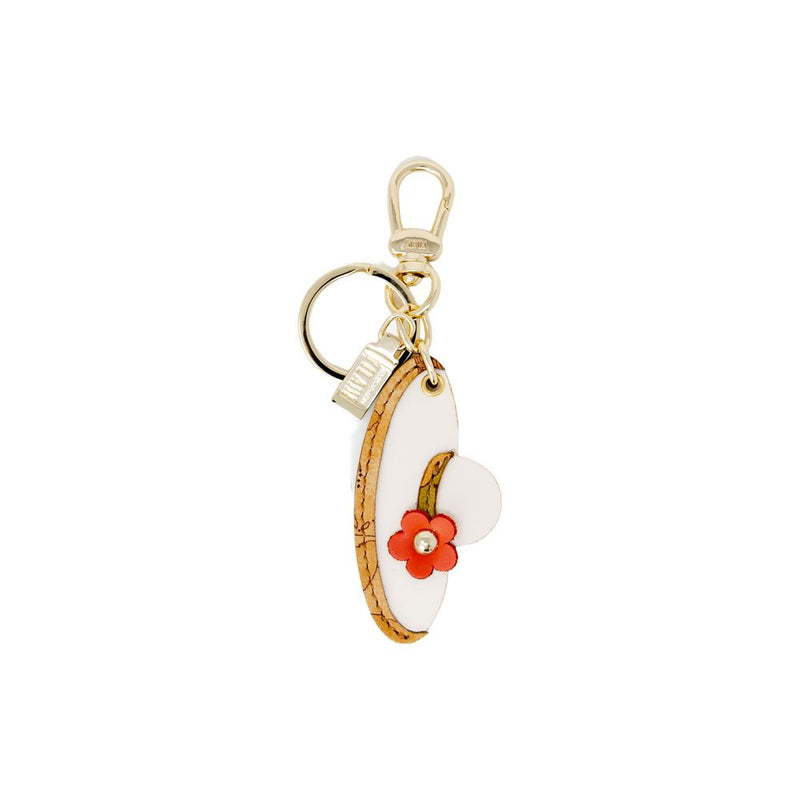 Alviero Martini Prima Classe Beige Polyester Women's Keychain