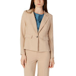 Rinascimento Beige Polyester Suits & Women's Blazer