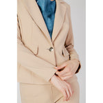 Rinascimento Beige Polyester Suits & Women's Blazer