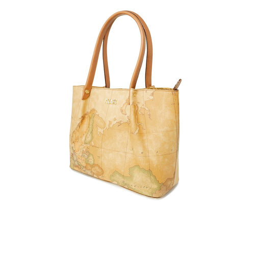 Alviero Martini Prima Classe Beige Leather Women's Handbag