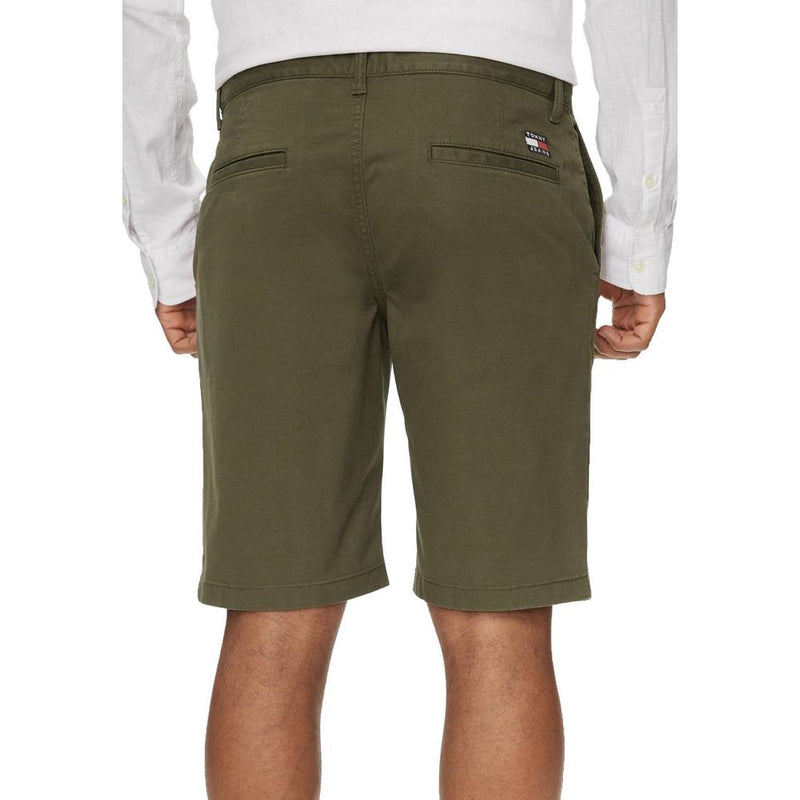 Tommy Hilfiger Jeans Green Organic Cotton Men's Short