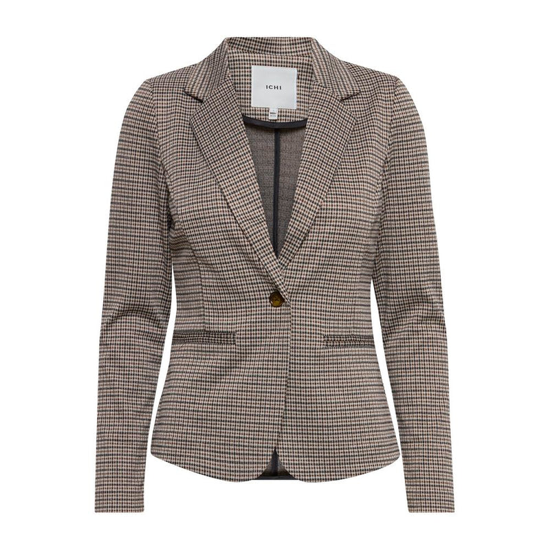 ICHI Beige Polyester Suits & Women's Blazer