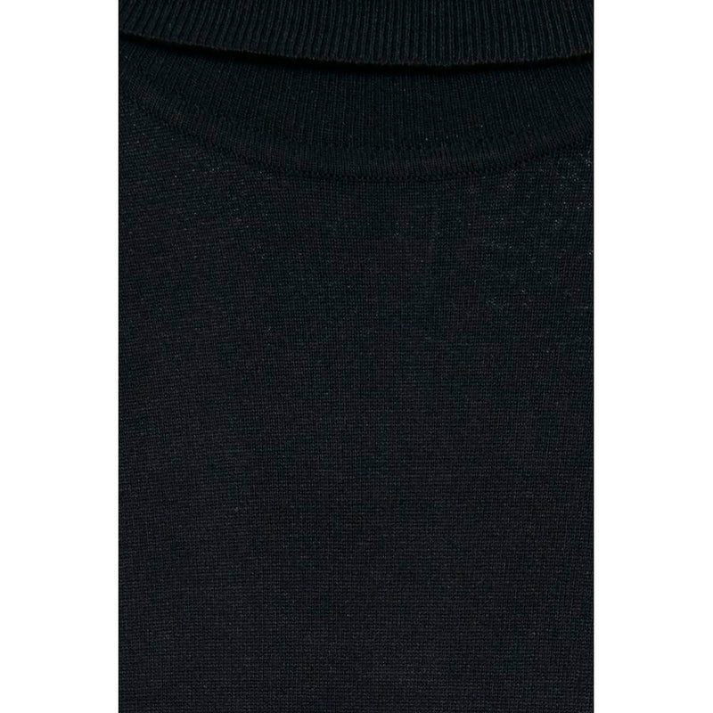 ICHI Black Viscose Women's Sweater