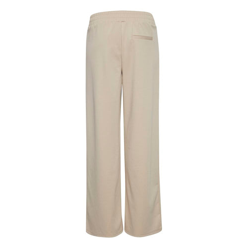 ICHI Beige Recycled Polyethylene Jeans & Women's Pant