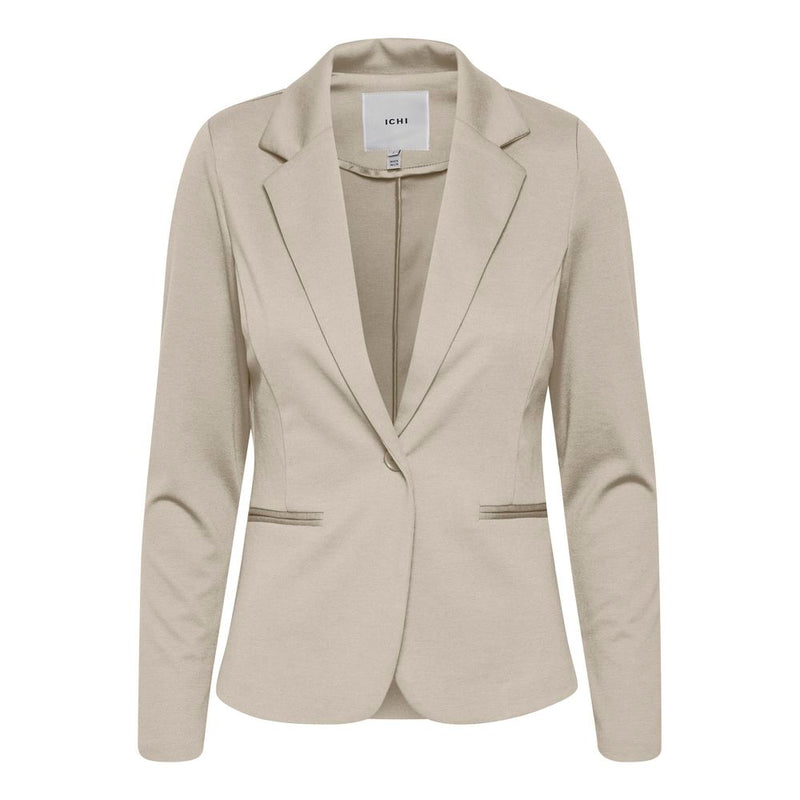 ICHI Beige Polyester Suits & Women's Blazer